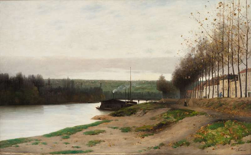 Antonín Chittussi - The Seine near Puteaux