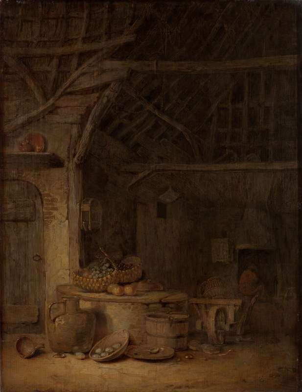 Egbert van der Poel - Porch of a Farmhouse