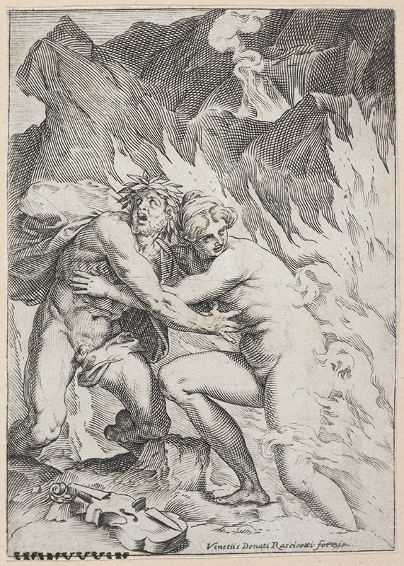 Agostino Carracci - Orpheus and Eurydice