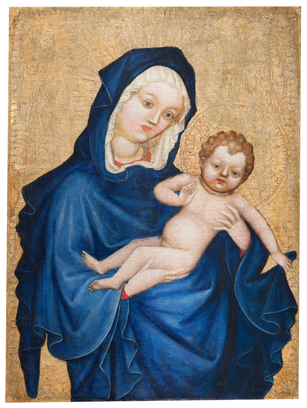 Anonym - (Čechy (30. léta 15. století)) - Madona s dítětem zv. Cibulkova / Veraikon