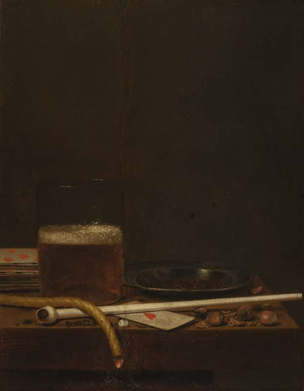 Jan Jansz. van de Velde - Still Life with Smoking Requisites