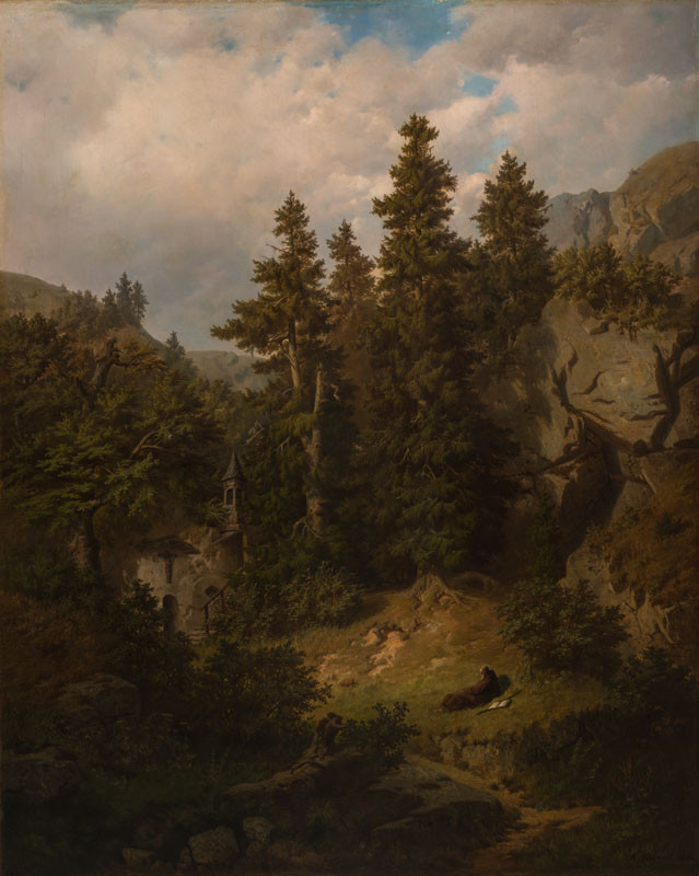 Adolf Kosárek - Forest Scenery (Hermitage)