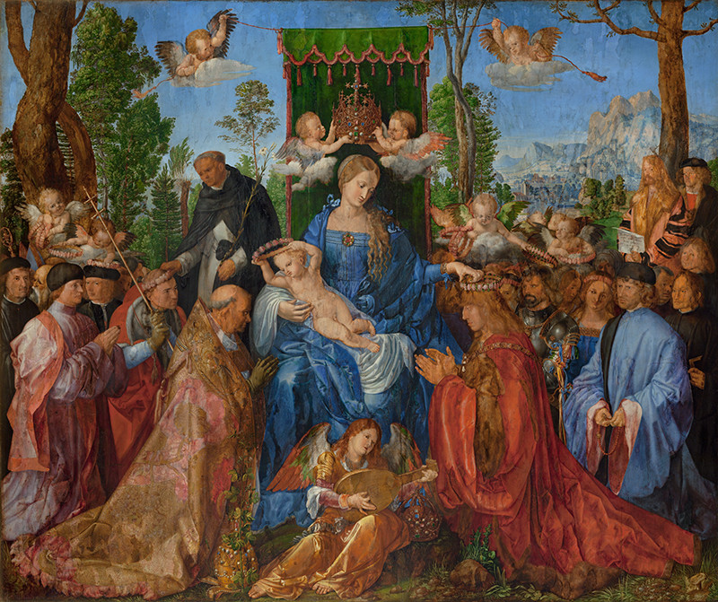 Albrecht Dürer - Růžencová slavnost