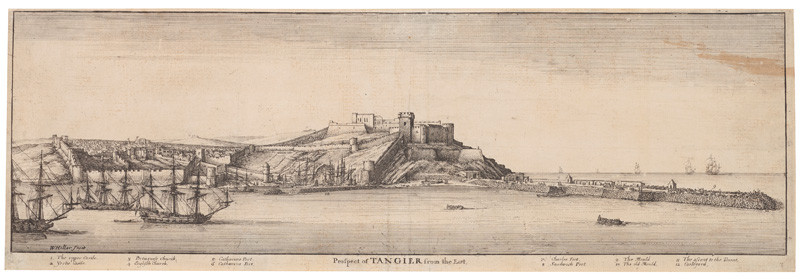 Václav Hollar - engraver - View of Tangier from the East from the series Prospects of Tangier