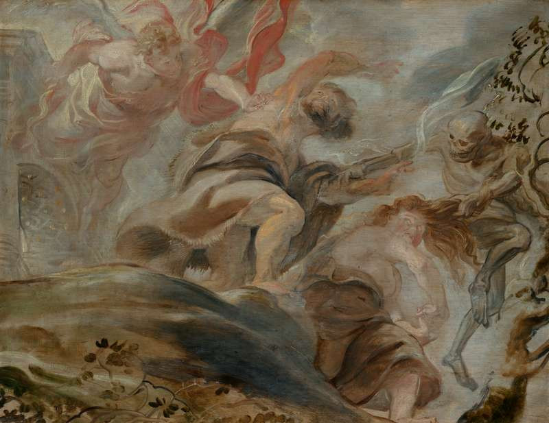 Peter Paul Rubens - Vyhnání z ráje