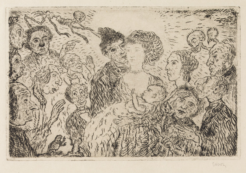 James Ensor - Envy from the cycle The Deadly Sins