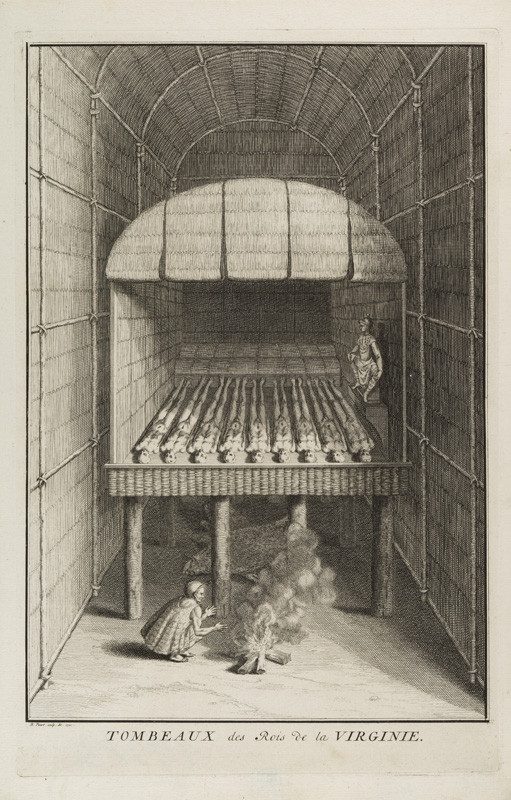 Bernard Picart - engraver - Tombs of the Virginian Kings