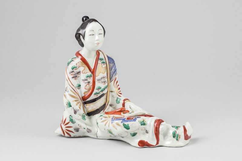 Anonymous artist - Incense burner shaped like a seated beauty