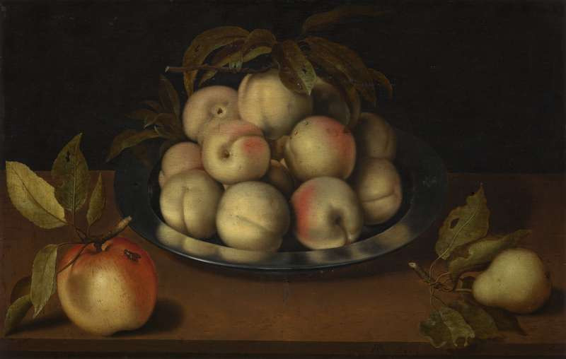 Ambrosius Bosschaert - Still Life with Peaches