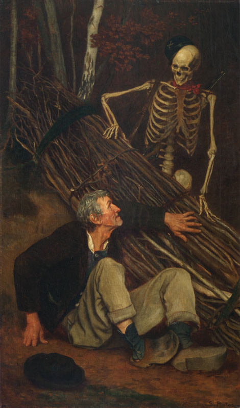 Hippolyt Soběslav Pinkas - The Old Man and Death