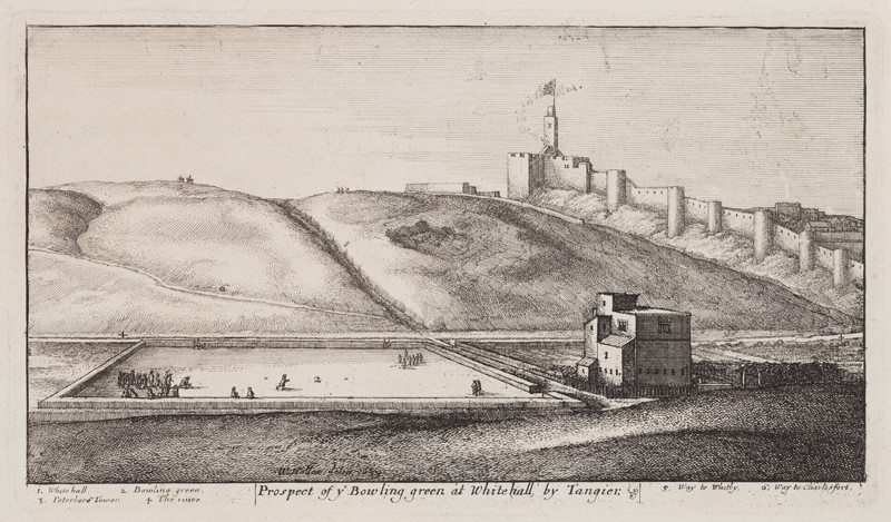 Václav Hollar - engraver - View of Tangier with the Bowling Green from the cycle Tangier Views