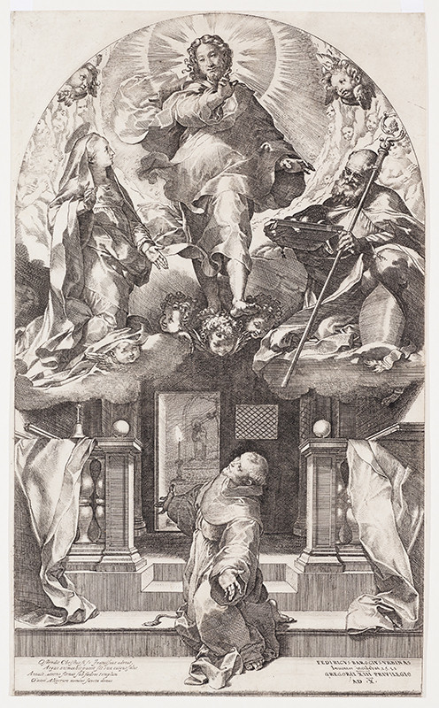Federico Barocci - Zjevení  Krista sv. Františkovi žádajícímu odpustky
