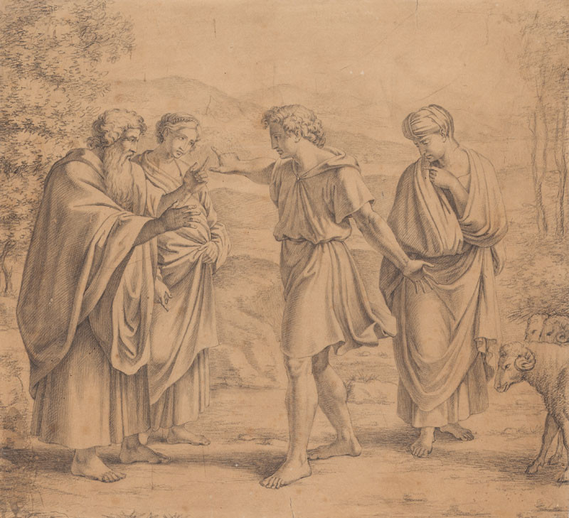 František Tkadlík - Scene from the History of Jacob (after Raphael’s works in the Vatican loggias)