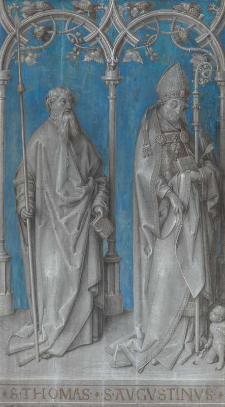 Hans Holbein st. - Left Wing of the Hohenburg Altarpiece
