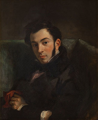 Eugène Delacroix - Portrait of Frédéric Villot