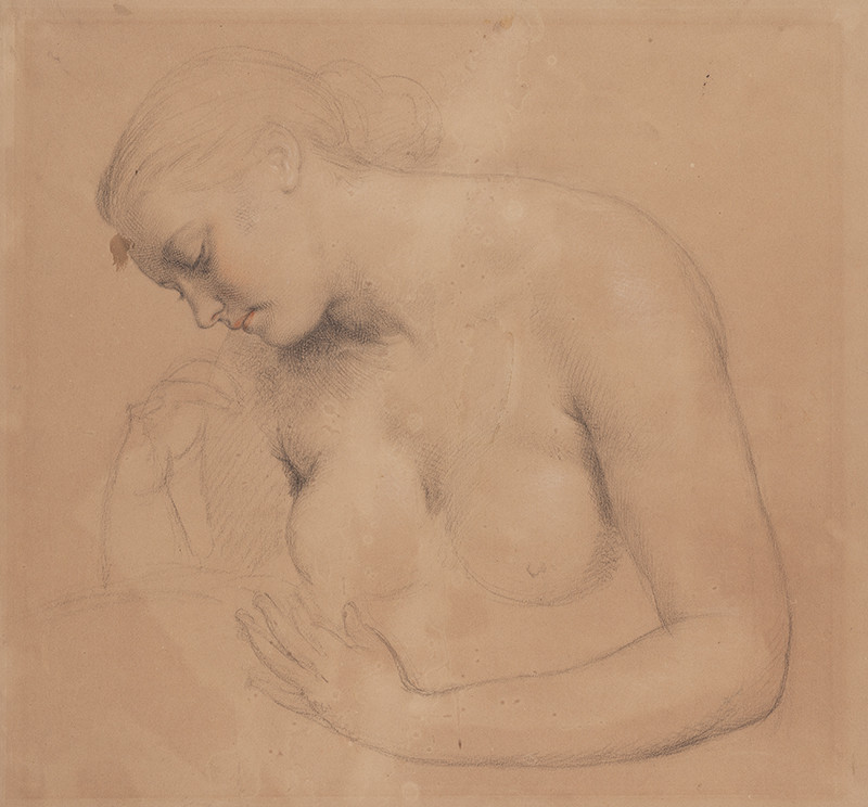 Josef Mánes - Study of a Female Nude
