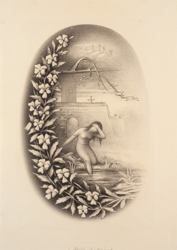 Jan Zrzavý - Illustration Dove from A Posy of National Folk Tales by Karel Jaromír Erben