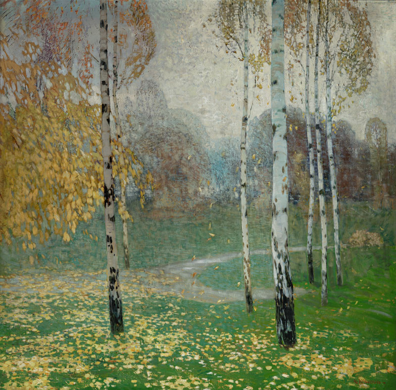 Alois Kalvoda - Birch Trees