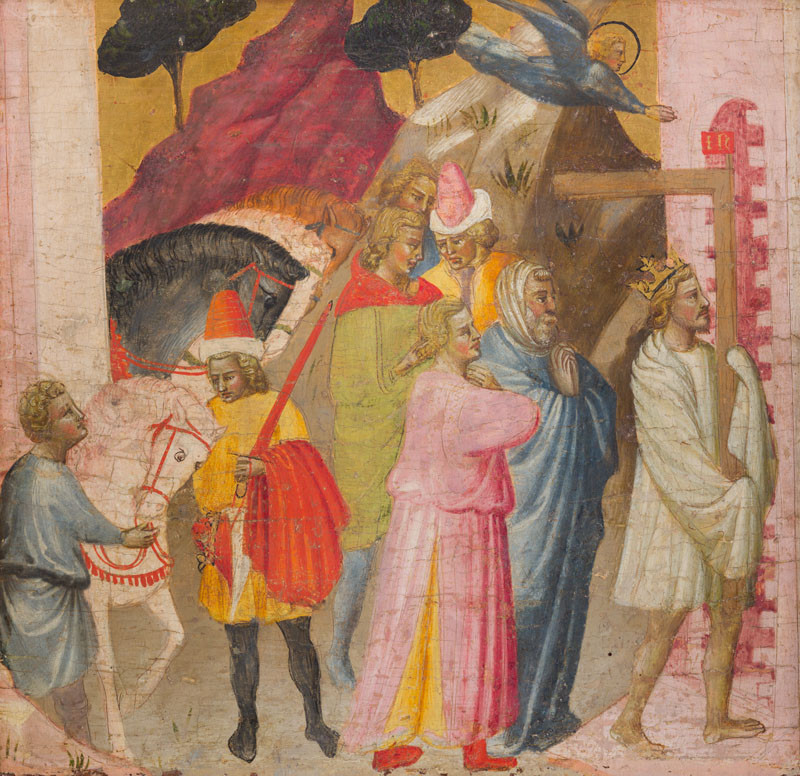 The Master of the Straus Madonna - The Entry of Heraclitus into Jerusalem