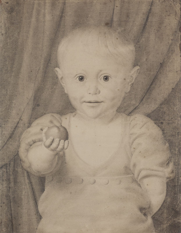 František Tkadlík - Portrait of Jan Srdinko (Child with Apple)
