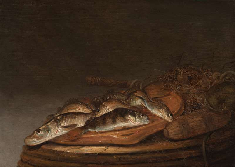Pieter de Putter - Zátiší s rybami