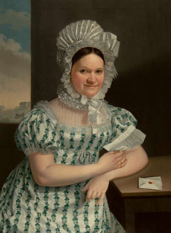 Antonín Machek - Portrait of a Lady with a Letter