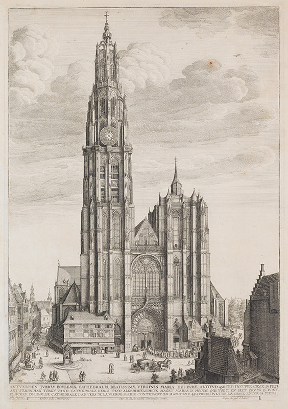 Wenceslaus Hollar - Antwerp Cathedral 