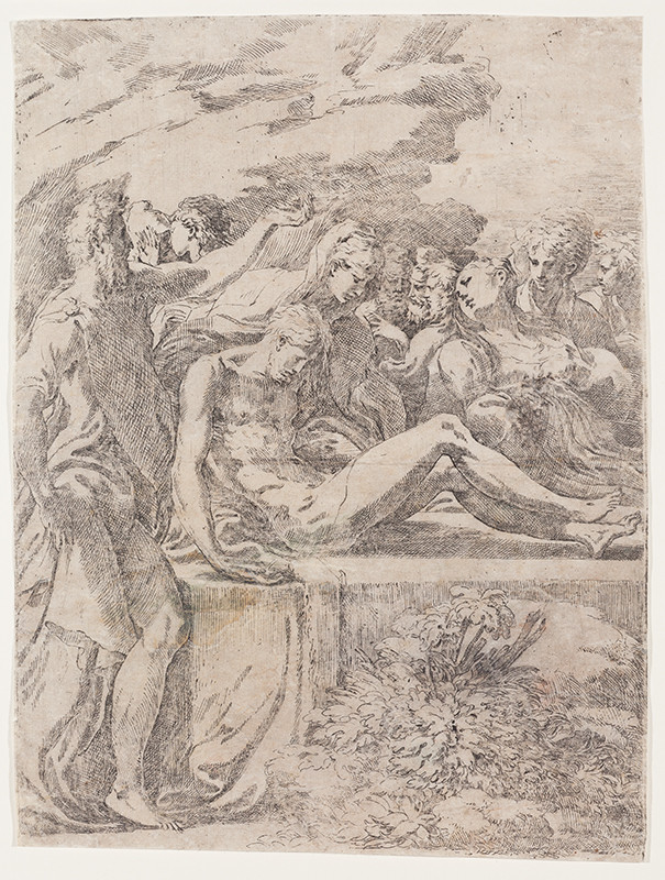 Francesco Mazzola (zvaný Parmigianino) - Ukládání do hrobu
