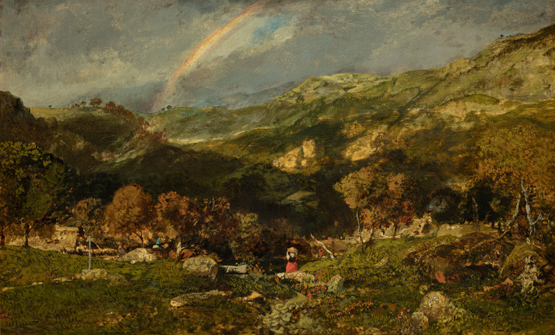 Theodore Rousseau - Landscape after a Storm