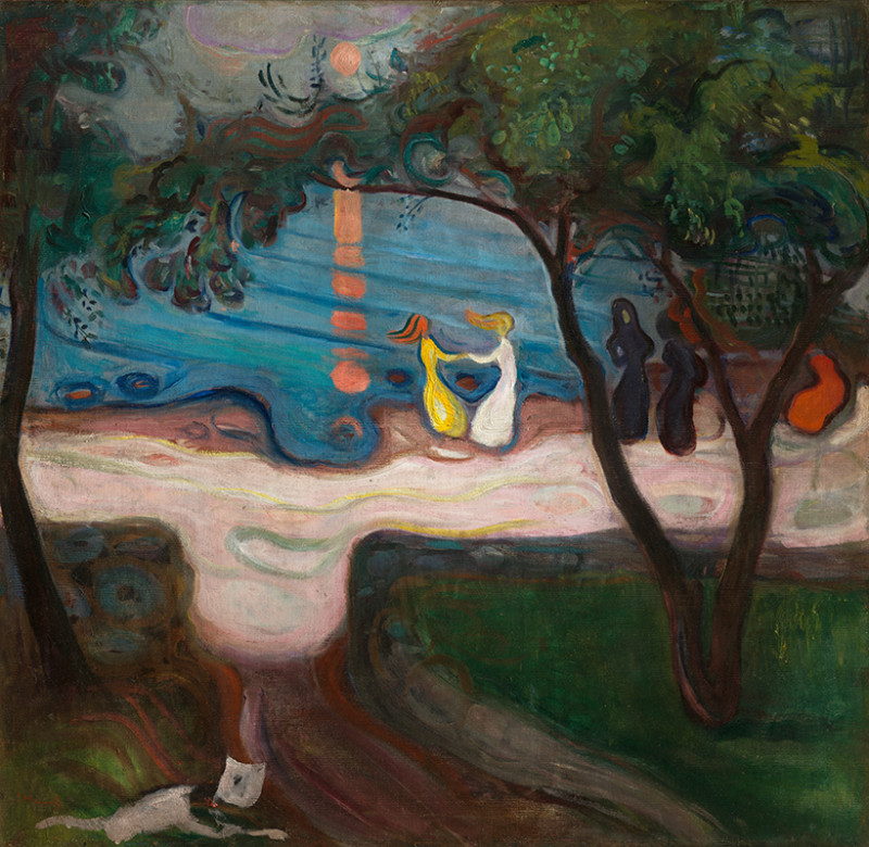 Edvard Munch - Dancing on a Shore