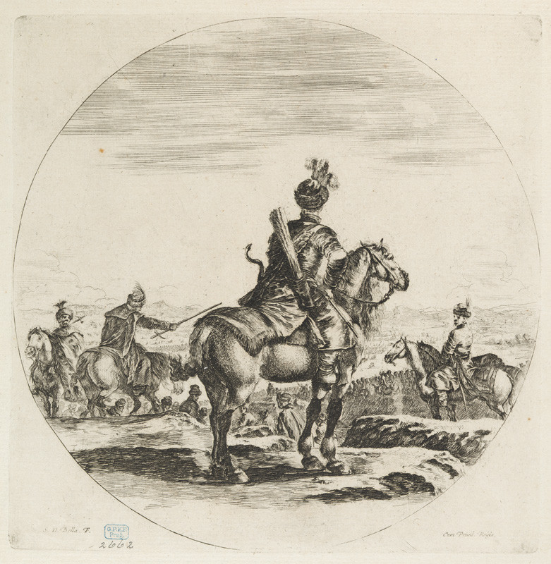 Stefano della Bella - engraver - Polish Horseman