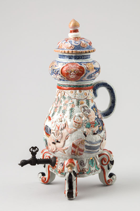 Anonymous - Coffee Pot with a Relief of Seven Gods of Fortune