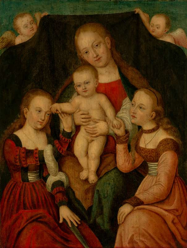 Lucas Cranach the Elder (copy) - The Mystical Marriage of St Catherine