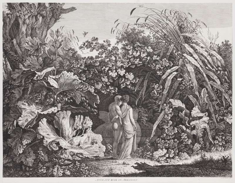 Carl Wilhelm Kolbe - engraver - I Too Have Been in Arcadia