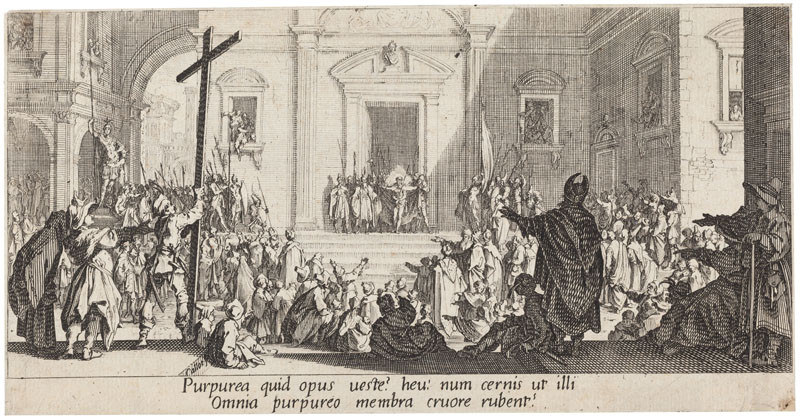 Jacques Callot - engraver - Ecce Homo - from the cycle The Large Passion