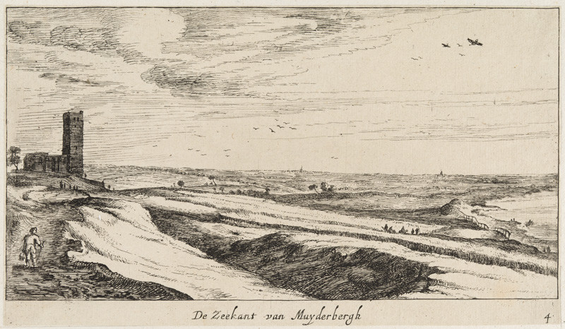 Roelant Roghman - The Seaside near Muiderberg, from the Pleasant Landscapes series