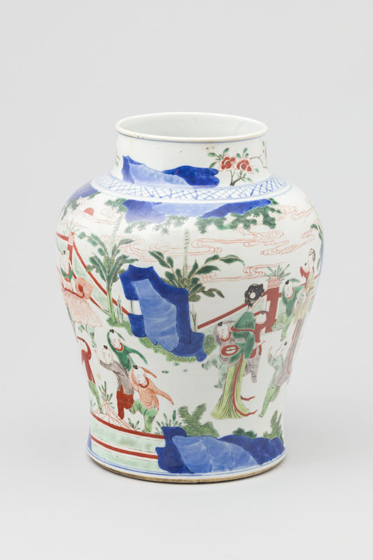 Anonymous - Jar with motif of women and children