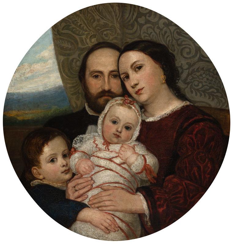 Karel Purkyně - Portrait of Jan Szalatnay’s Family