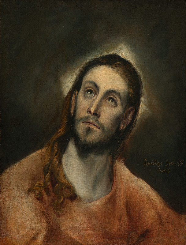 Doménikos Theotokópulos called El Greco - Christ at Prayer