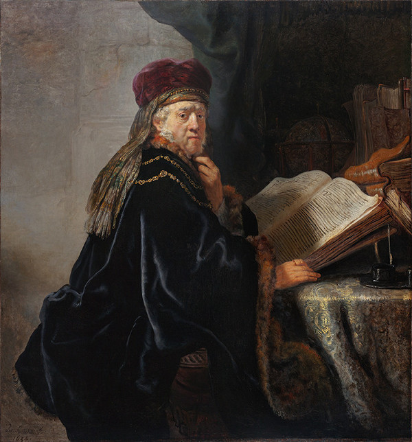 Rembrandt Harmenszoon van Rijn - Učenec ve studovně 