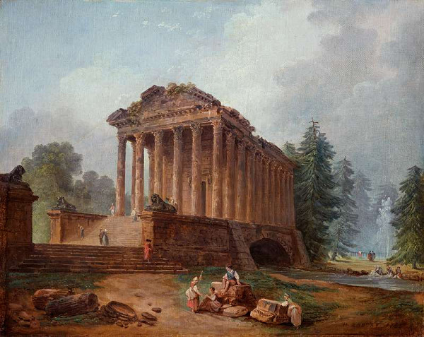 Hubert Robert - V parku 