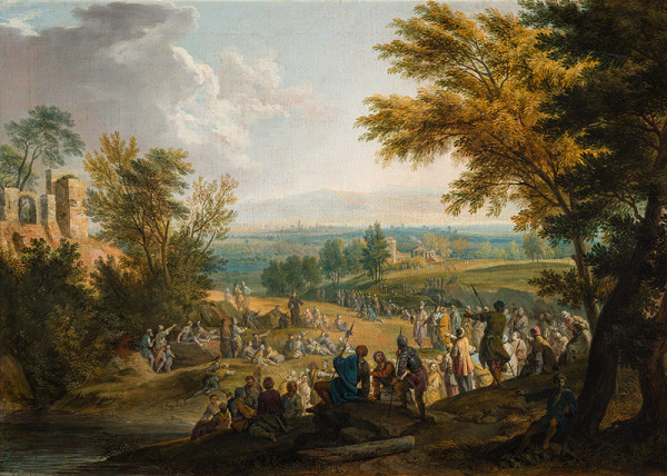 Franz Joachim Beich - Kázání sv. Bernardina Sienského 