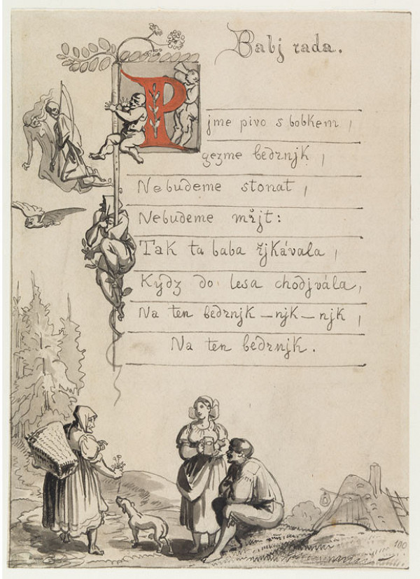 Josef Mánes - Babí rada (Pijme pivo s bobkem) 