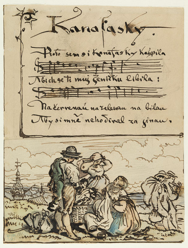 Josef Mánes - Kanafasky (Proto jsem si kanafasky koupila) 