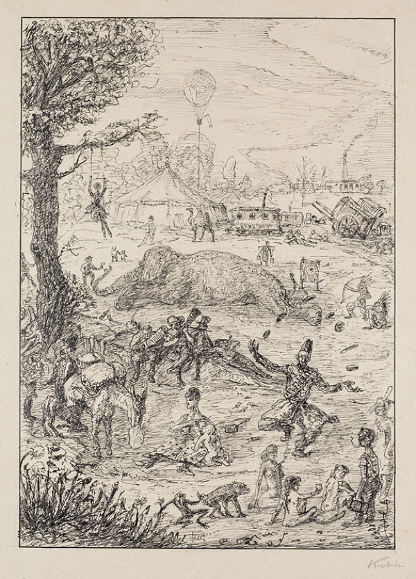 Alfred Kubin - Komedianti, ze souboru Cyklus bez konce 