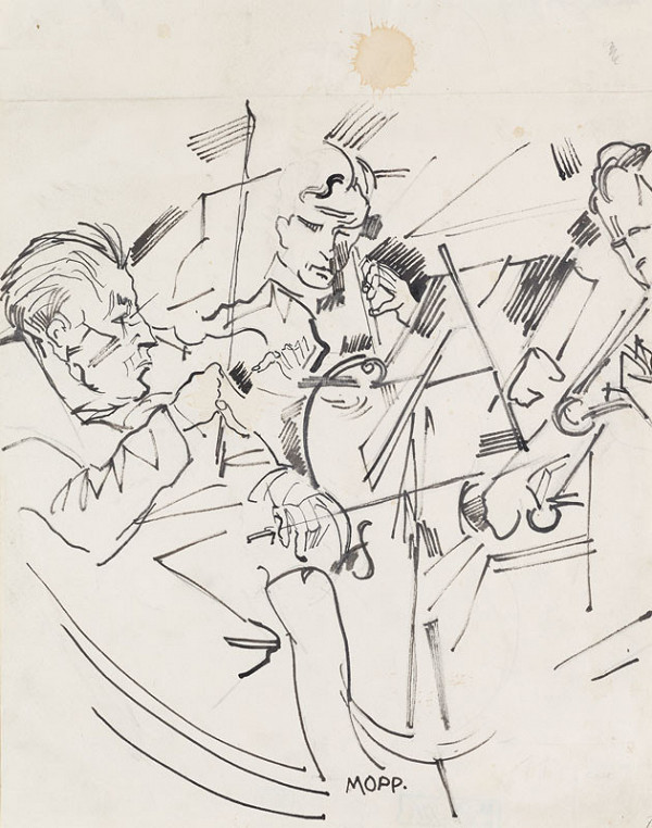 Max Oppenheimer - Studie kvarteta 