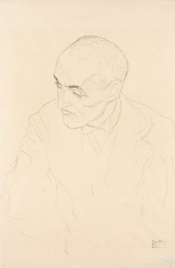 Gustav Klimt - Hlava muže 