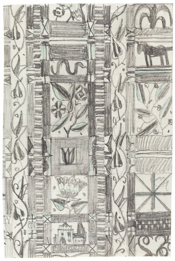 Josef Hoffmann - Studie ornamentů 