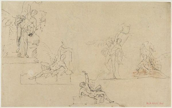 Ignác František Platzer - Prométheus - pět studií 