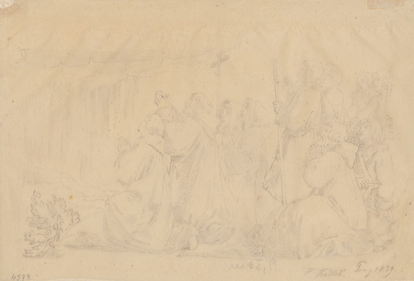 František Tkadlík - Sv. Vojtěch vyprošuje déšť 